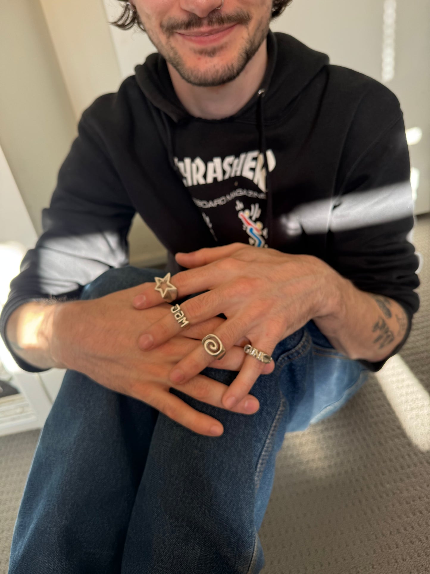 custom name ring